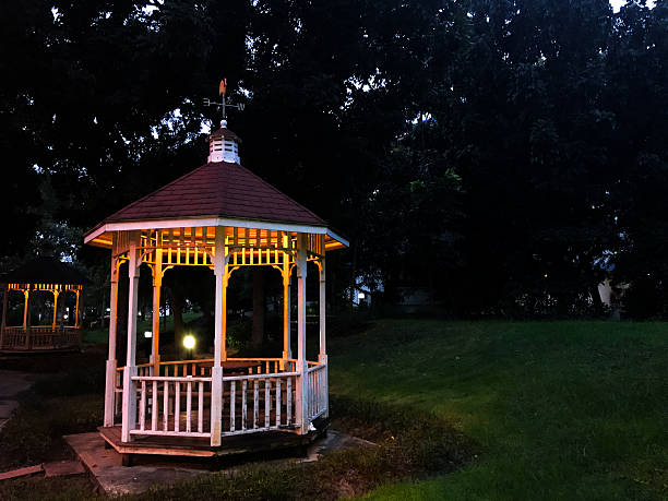 istock pavilion garden at night 637248328