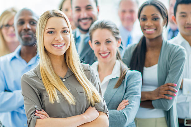 istock Group of Interns and Business Associates 637249354