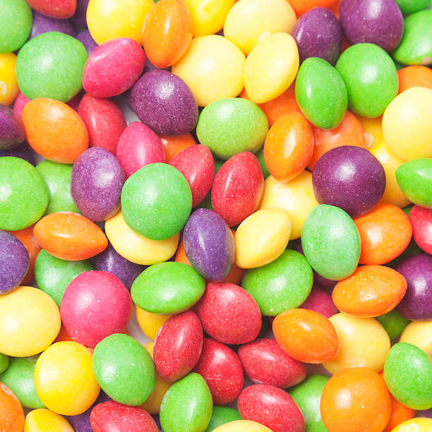 istock Colorful small candies background. Food pattern. 637249660
