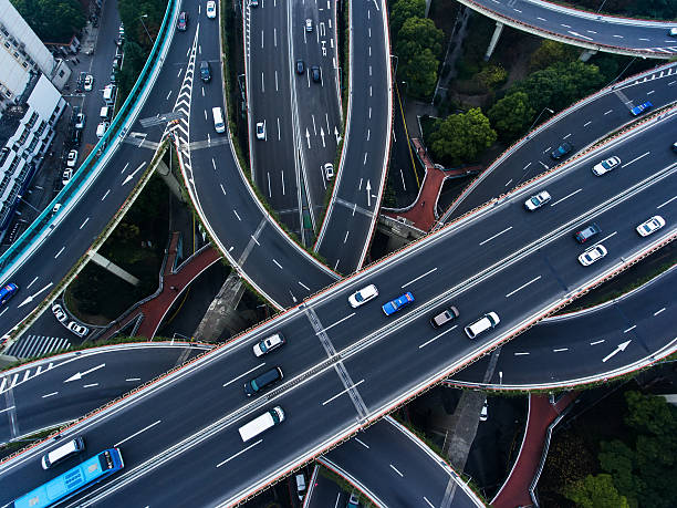 istock Aerial highway junction 637252660