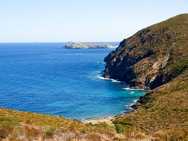 istock Lighthouse of isle Giraglia. 637256890