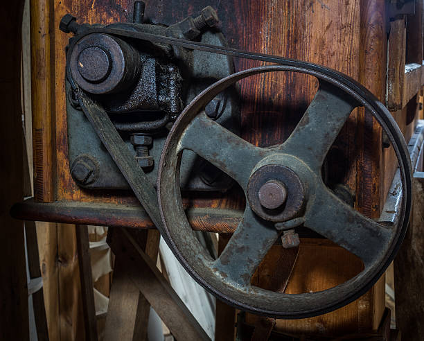 istock The pinion gear of an old mechanical device 637259630