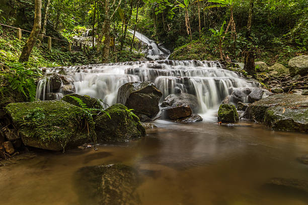 istock Mae Kampong Waterfalls in Chiang Mai, Thailand 637259876