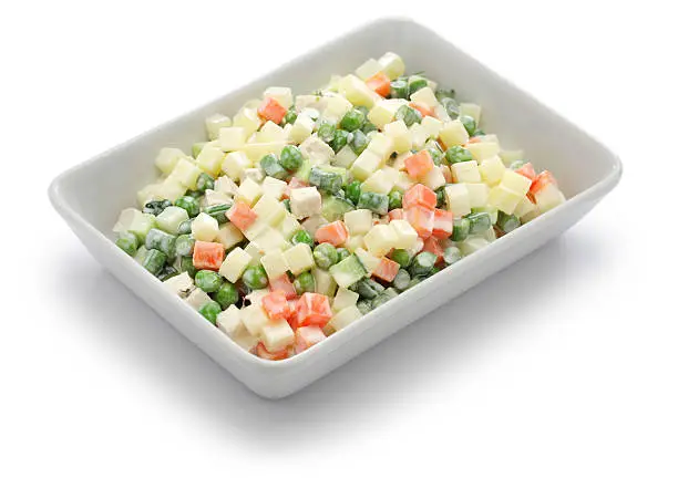 macedonia salad, macedoine de legumes, mixed vegetable salad, french cuisine