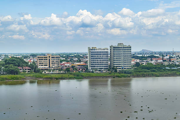 istock Guayaquil Aerial View from Window Plane 637266032