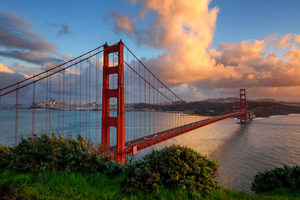 アメリカ合衆国 サンフランシスコのゴールデンゲートブリッジ - golden gate bridge bridge large san francisco county ストックフォトと画像