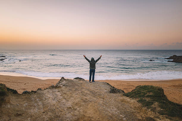 istock Young man at the sea 637269976