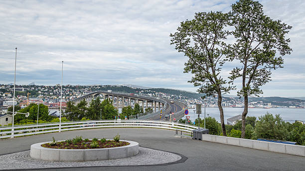 istock Bridge from the Arctic Cathedral to Tromso in Norway 637274852