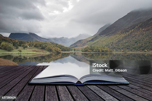 Beautiful Autumn Fall Landscape Image Of Crummock Water Stock Photo - Download Image Now