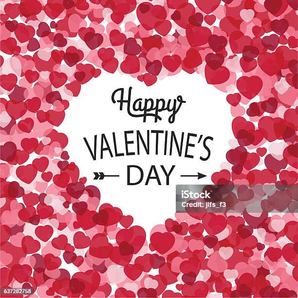 Happy Valentines Day Stock Illustration - Download Image Now - Backgrounds, Cute, Day