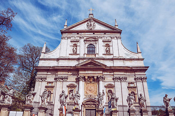 istock Ancient catholicc cathedral in Poland 637284300