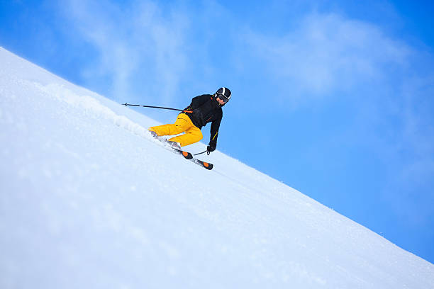 istock Ski Active senior men snow skier skiing Aging with attitude 637284432