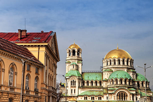 istock Alexander Nevsky Cathedral in Sofia, Bulgaria 637285616