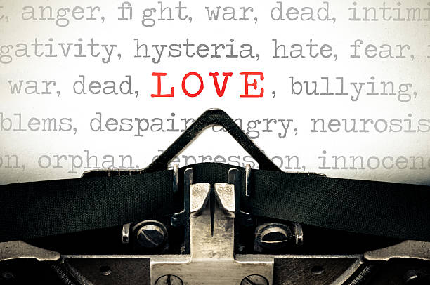 Typewritter with the word Love