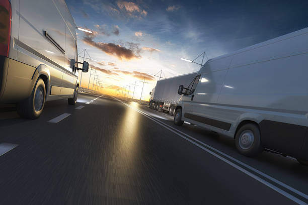 istock 3D rendering of generic transportation concept at dawn 637289480