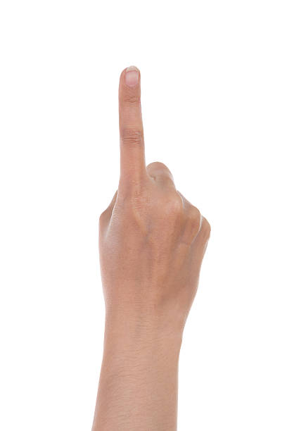 istock hand show the number one 637293510