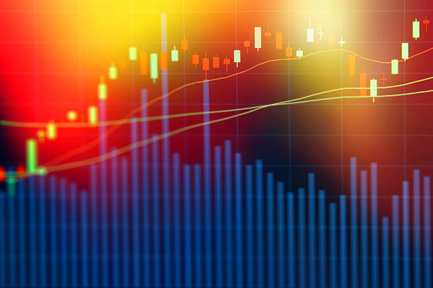 istock Stock market on display 637296888