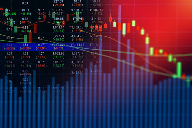 istock Stock market on display 637297006