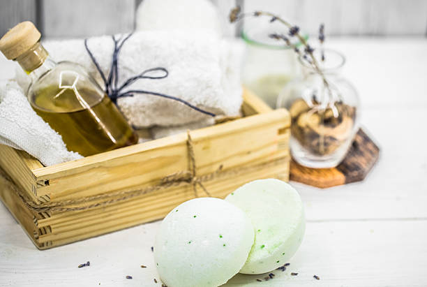 istock SPA still life on white wooden backgroun 637300984