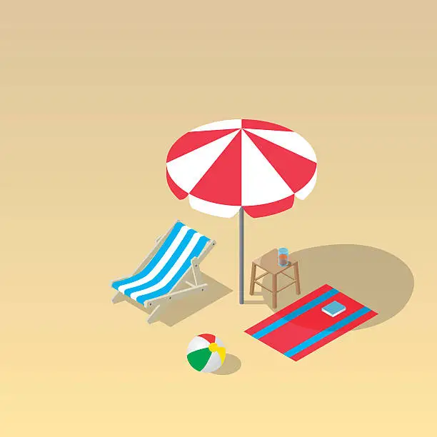 Vector illustration of Vacation and travel concept