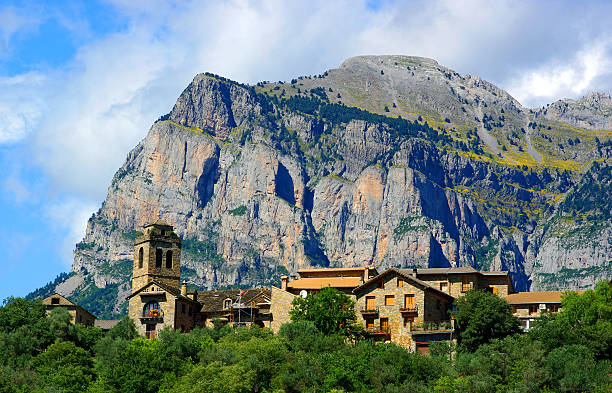 Landscape in Ainsa.Huesca.Spain