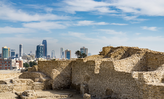 Bahrain Fort in Kingdom of Bahrain, Manama city