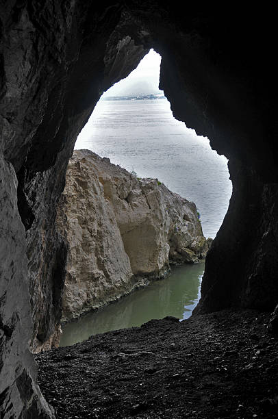istock Fortress Golubac, cave, Danube 637313728
