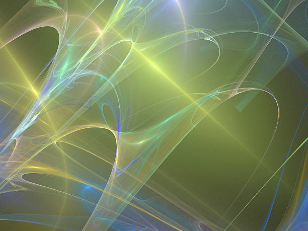 istock image of one Digital Fractal on Black Color 637314374