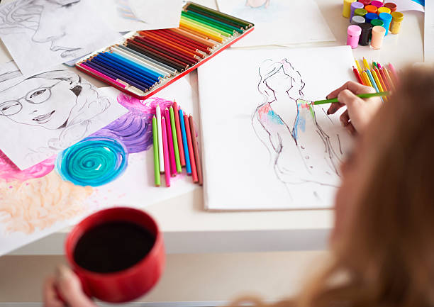 istock Shot of sketches in progress 637319514