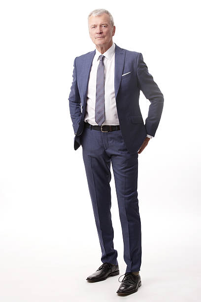 istock Old businessman portrait 637322256