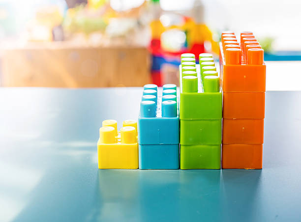 istock colorful building blocks, children game 637323950