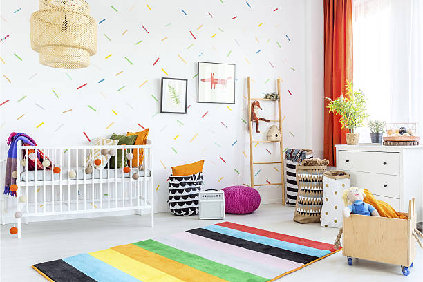 istock Infant room in scandinavian style 637324482