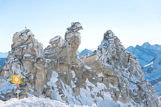 istock snowy mountain peaks on glacier hintertux at zillertal 637329694