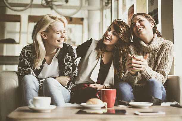 istock Funny girls. 637333358