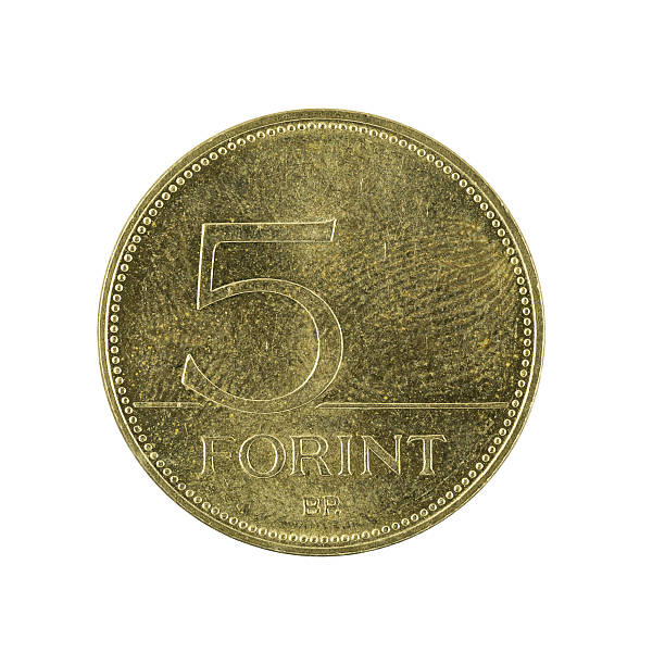 istock five hungarian forint coin (2010) isolated on white background 637345314
