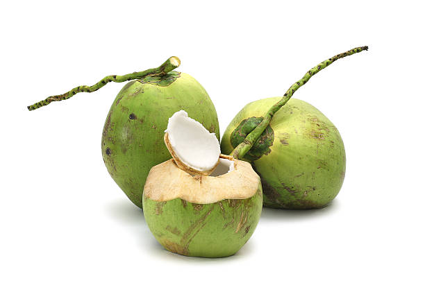 istock Coconut Ripe and tasty isolated on white background 637348702