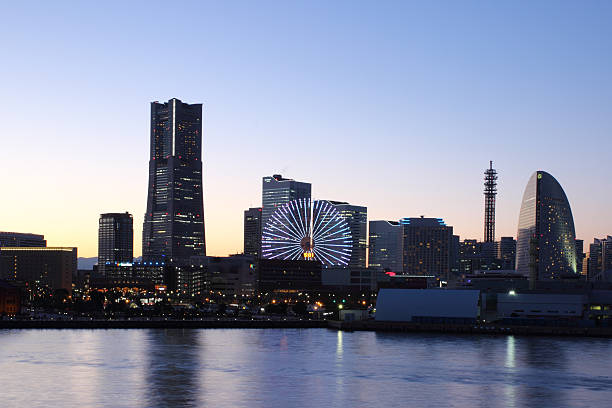 istock Japan skyline at Yokohama city 637348824