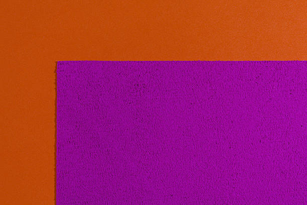 istock Eva foam pink on smooth orange 637350942