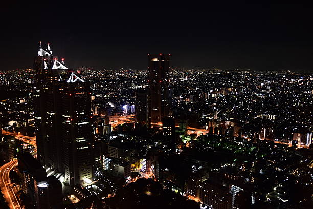 istock Night view of Tokyo 637351152
