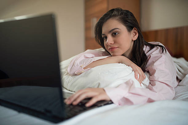 istock Stay in bed whole day 637354008