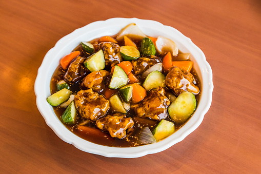 stir fried sweet and sour pork - Chinese food
