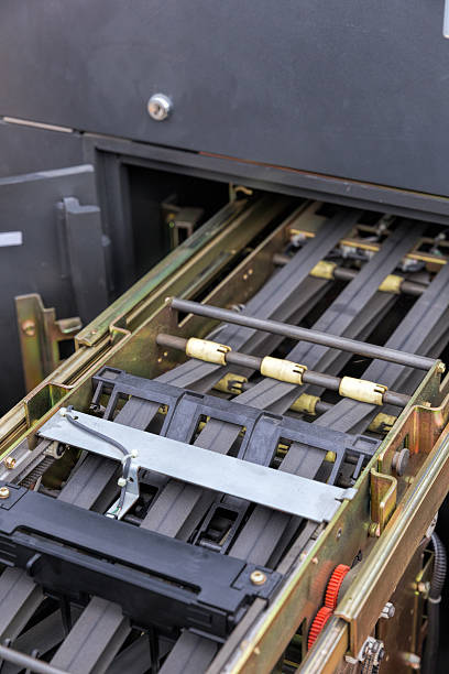 istock Open the cash dispenser safe 637360036