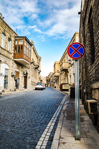 Baku, Azerbaijan - January 16, 2016: The streets of the old town - Icheri Sheher. Icheri Sheher is a UNESCO World Heritage Site since 2000.