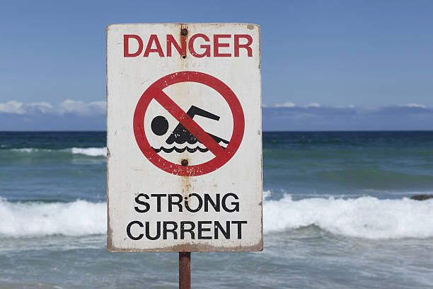 istock Dangerous currents sign at Bondi Beach in Sydney, Australia 637363466
