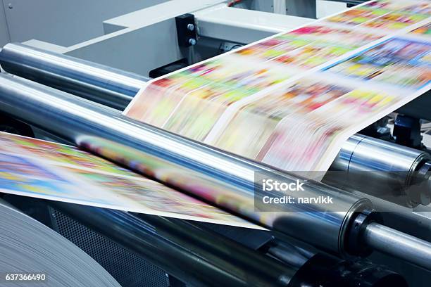 Detail Od Printing Machine Stock Photo - Download Image Now - Printing Press, Printing Plant, Printing Out