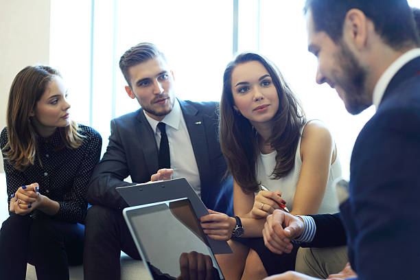 istock Business People Meeting Conference Discussion Corporate Concept. 637367398