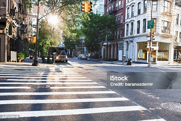 New York City Stock Photo - Download Image Now - City Street, No People, High Angle View