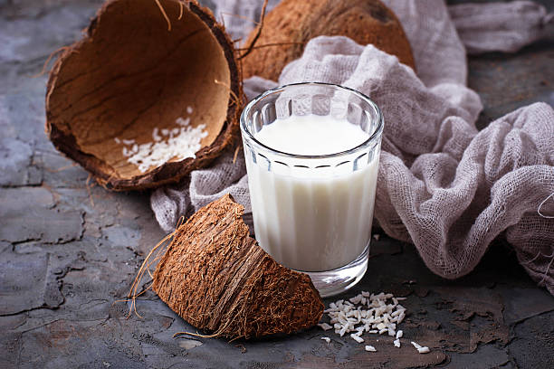istock Non-dairy vegan coconut milk 637375844