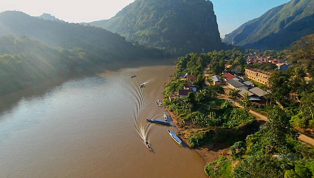 istock Nong Khiaw riverside 637379222