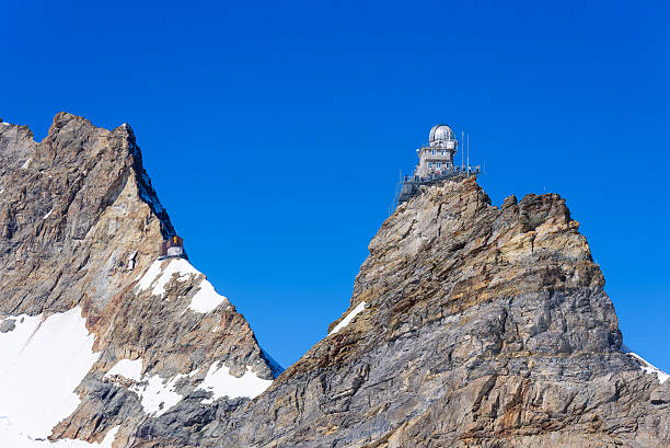 jungfraujoch - top of europe in switzerland, europe - jungfraujoch imagens e fotografias de stock